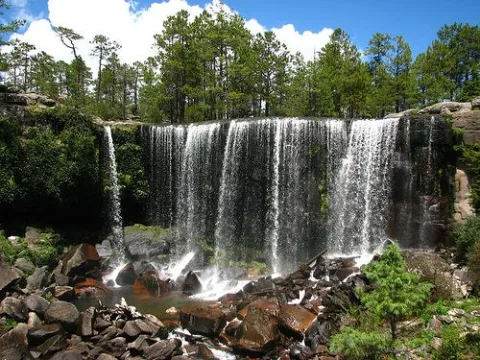 Parque Natural Mexiquillo Durango Cascada