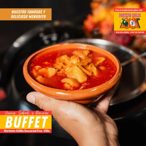 Norteño Chilis Fco Villa Buffet Menudo