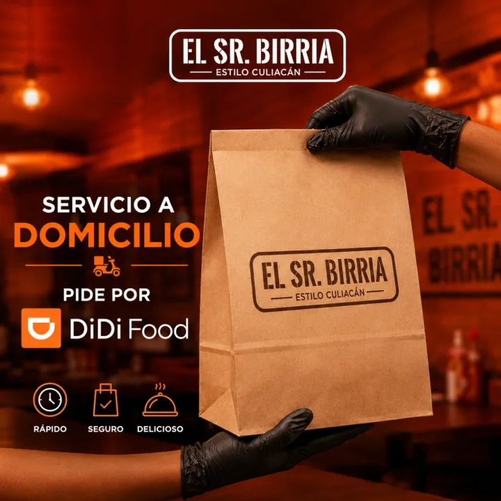 El Sr Birria servicio a domicilio
